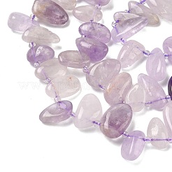 Природный аметист нитей бисера&nbsp;G-P604-A09-01