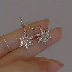 Серьги с кристаллами из сплава и стразами FS-WGEE295-01