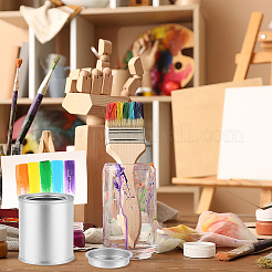 Жестяные банки из белой жести&nbsp;CON-WH0086-219