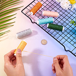 6 рулон плоских вощеных полиэфирных шнуров 6 цветов YC-TA0001-08B