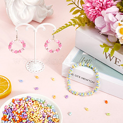 2000шт 10 цвета непрозрачные акриловые бусины MACR-SP0001-37