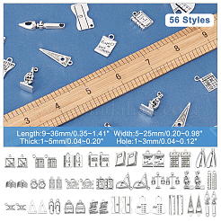 56 стили подвески из сплава в тибетском стиле&nbsp;TIBEP-PH0001-46
