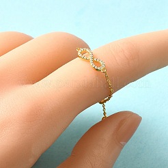 925 серебряное кольцо-слайдер с микропаве из кубических цирконий RJEW-R016-02G-03