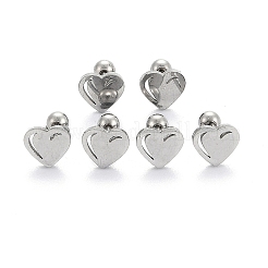 Серьги-штанги для хрящей из нержавеющей стали 201&nbsp;LS-EJEW-R147-38