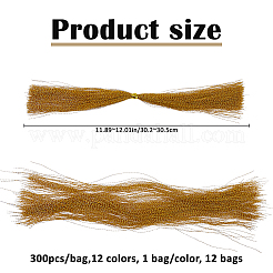 12 пакетик 12-х цветов светящейся нейлоновой рыболовной нитки&nbsp;NWIR-FH0001-06