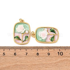 Подвески из нержавеющей стали 304 с эмалью&nbsp;STAS-U061-45G