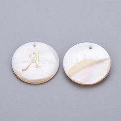 Подвески из пресноводных оболочек SHEL-Q018-01-G