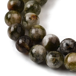 Натуральные лепидолитовые бусины G-F799-B01-9mm