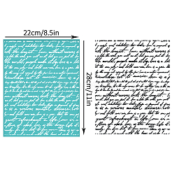 Самоклеящийся трафарет для шелкографии DIY-WH0338-353