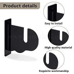 Акриловые настенные вешалки для скейтбординга&nbsp;ODIS-WH0061-78