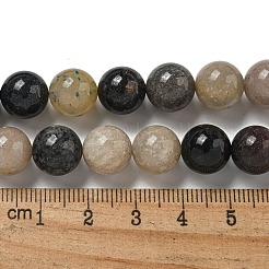 Нити бусин из натурального скорзалита G-B099-C04-04