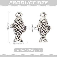120 шт. Подвески из сплава в тибетском стиле&nbsp;TIBE-LP0001-21