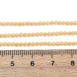 Прозрачные стеклянные бусины&nbsp;GLAA-F094-A10