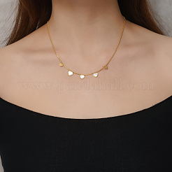 Ожерелья из нержавеющей стали с подвеской в виде сердца для женщин на каждый день&nbsp;DA3122-2