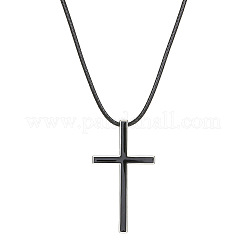 Сплав крест кулон ожерелья для женщин&nbsp;WH-WG80F80-01