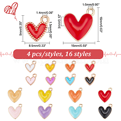 Подвески из сплава эмали 64шт 16 стиля&nbsp;ENAM-PH0002-53