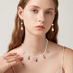 30шт. граненые стеклянные подвески&nbsp;FIND-GA0002-69