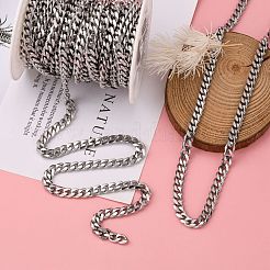 Изготовление мужских ювелирных изделий из нержавеющей стали 201 панцирные цепи&nbsp;CHS-A003B-1.8mm