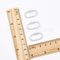 Брелоки с винтовым карабином из нержавеющей стали 304 STAS-UN0047-24P