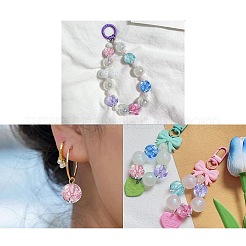 50шт УФ-покрытие прозрачные акриловые бусины&nbsp;MACR-CJ0002-13