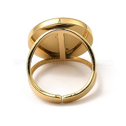 Настройки колец для открытых манжет из нержавеющей стали 304 RJEW-Z018-41G