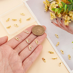 20 шт. латунные подвески-коннекторы с прозрачным кубическим цирконием&nbsp;KK-BC0012-40