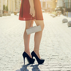 3 шт. набор из 3 браслетов на ногу с амулетом от сглаза в виде руки хамсы AJEW-AN0001-05