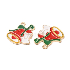 Рождественские подвески из эмали из сплава светлого золотого тона FIND-C031-03KCG