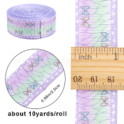10 ярд полиэстеровой печатной ленты-корсажа OCOR-GF0002-36B