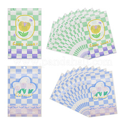 20 шт. 2-цветные прямоугольные пакеты с застежкой-молнией для животных&nbsp;ABAG-TA0001-33B