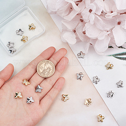 20 шт. подвески из кубического циркония 2 цветов&nbsp;KK-BBC0001-54