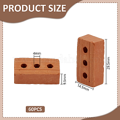 Глинистые украшения для показа DJEW-WH0042-95