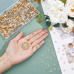 1200шт 2 цвета ccb пластиковые распорные бусины KY-DC0001-24