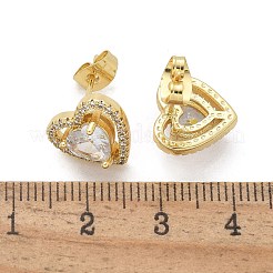 Серьги-гвоздики из циркония&nbsp;EJEW-C139-06G