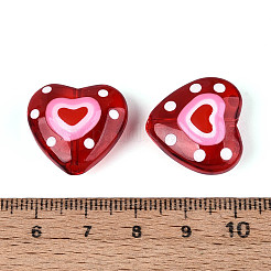 Нити прозрачных бусин из стеклянной эмали&nbsp;GLAA-N061-09