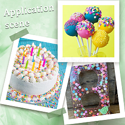 1 набор бусин из полимерной глины ручной работы CLAY-SC0002-07