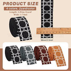 4шт. 4-х цветная полиэфирная лента OCOR-BC0006-48