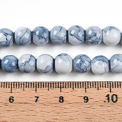 Выпечка окрашенные стеклянные бусины пряди&nbsp;X-DGLA-N003-8mm-C07