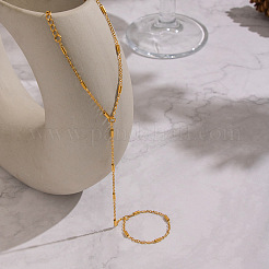 Минималистичные браслеты из бамбуковых звеньев из нержавеющей стали 304.&nbsp;GG6478