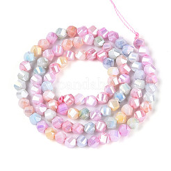 Антикоррозийные гальванические стеклянные бусины&nbsp;GLAA-T025-4mm-14A