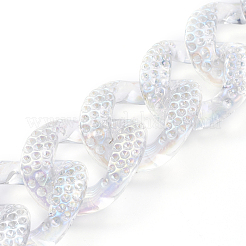 Прозрачные акриловые цепочки ручной работы AJEW-JB00570