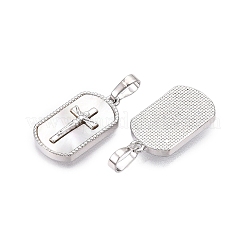 Подвески из латуни и ракушек&nbsp;KK-N254-207P