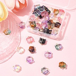 50шт стеклянные подвески&nbsp;PALLOY-FS00030