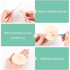 Деревянные волчки WOOD-WH0027-66