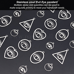 24 шт. 6 подвески из нержавеющей стали 201&nbsp;FIND-AR0002-03