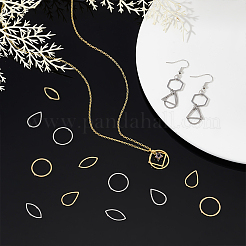 48 шт. 6-х стилевое соединительное кольцо из нержавеющей стали&nbsp;STAS-UN0056-48