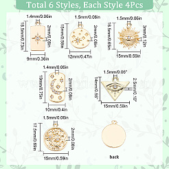 Подвески из сплава 24 шт. FIND-SC0003-82