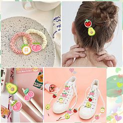 25шт 5 стиля непрозрачные кабошоны из смолы&nbsp;RESI-CJ0003-79