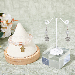 80 шт. 2-цветные подвески в виде ангела из сплава в тибетском стиле&nbsp;TIBEP-DC0001-06