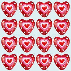 16 шт. стеклянные эмалевые бусины LAMP-LT0001-11